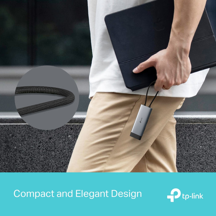 TP-Link UH5020C 5-in-1 USB-C Hub with 4K 60Hz HDMI and 100W Power Delivery | UH5020C