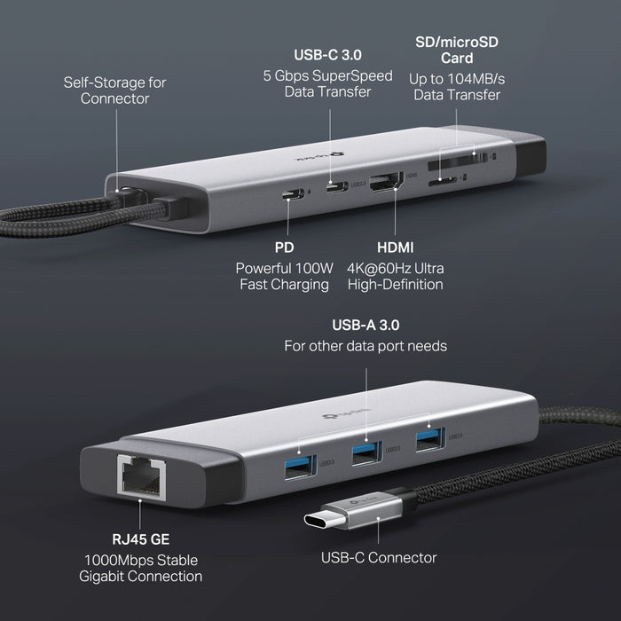 TP-Link 9 Port USB-C Hub | UH9120C