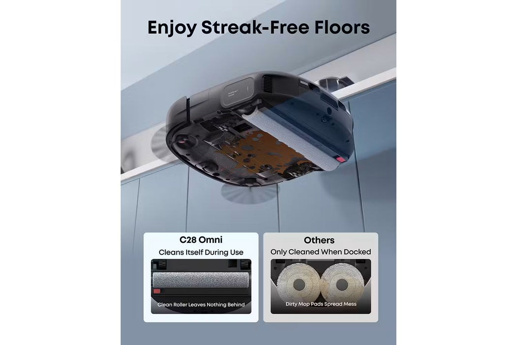 Eufy Robot Vacuum C28A Omni with Accessory Kit | T211AV10