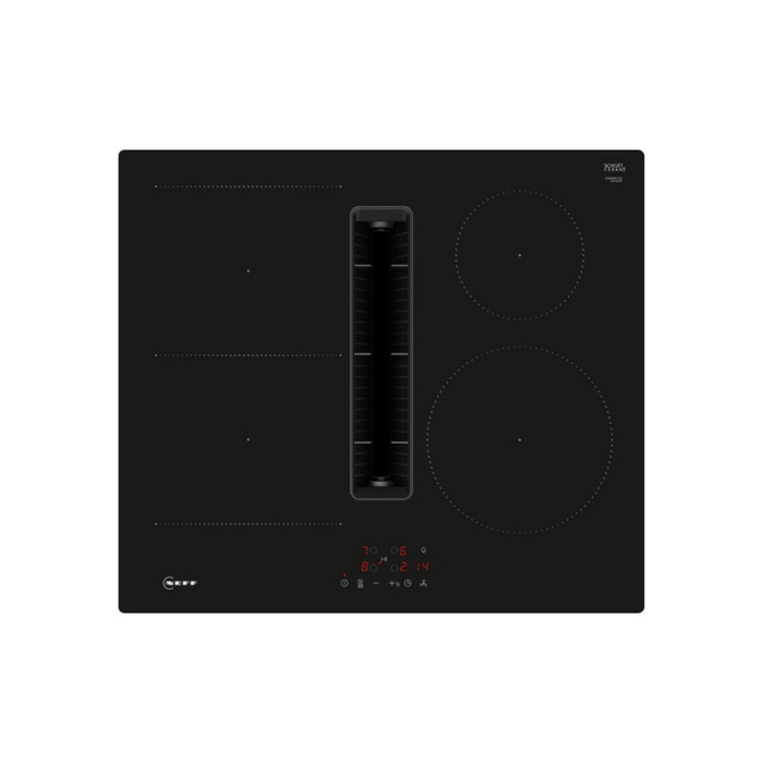 Neff N 50, Induction hob with integrated ventilation system, 60 cm, surface mount without frame | BSH V56NBS1L0