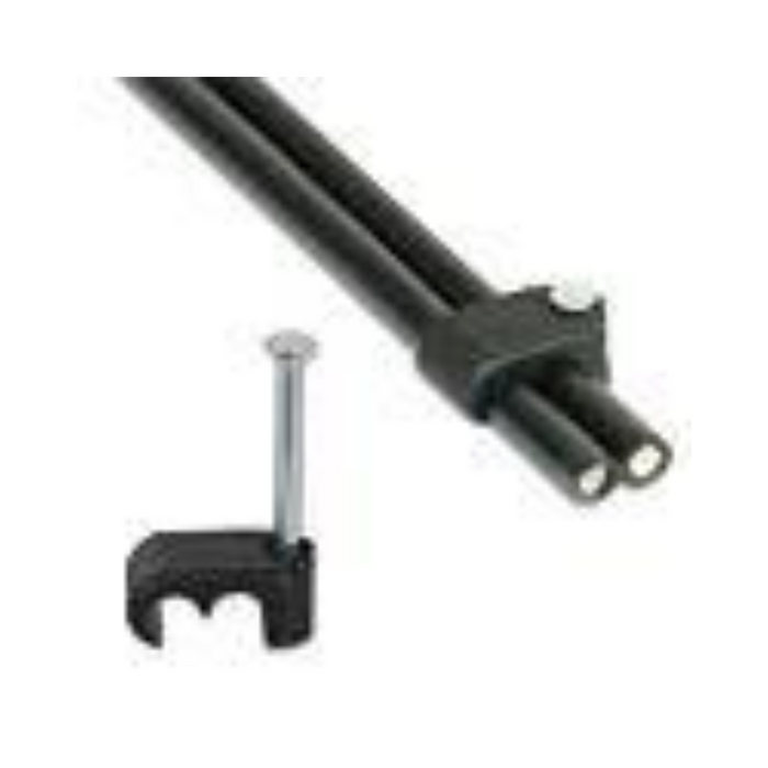 REVEZ 100m Mini Shotgun Twin Cable Black ct63 | CT63-100M