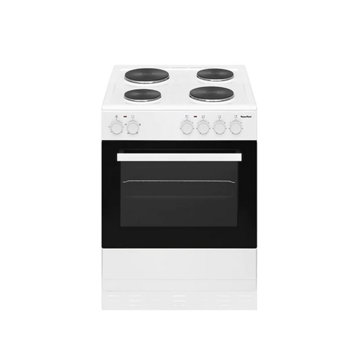 PowerPoint 60cm Single Cavity Cooker with Solid Hob | P06E1S1W