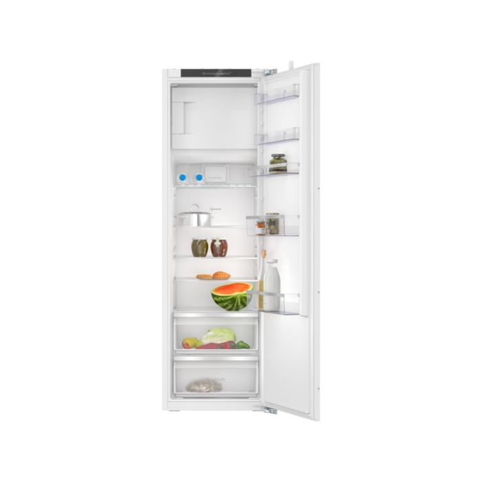Neff N 50, built-in fridge with freezer section, 177.5 x 56 cm, flat hinge | BSH KI2822FE0G