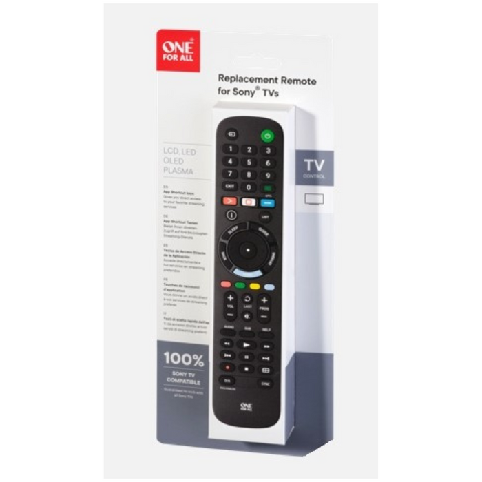 One4All Sony TV replacement Remote Control | URC4912