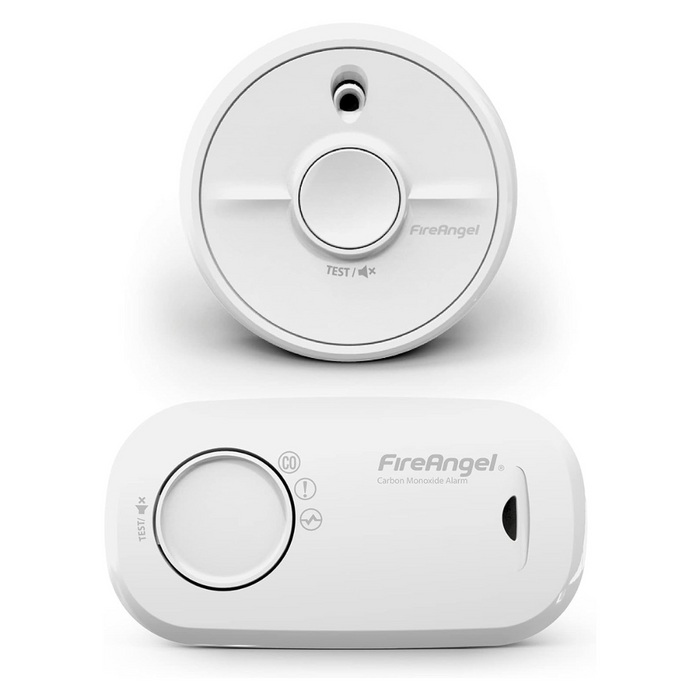FireAngel Smoke Alarm & Carbon Monoxide (CO2) Monitor/Alarm Twin Pack | FSFA3313-2PK