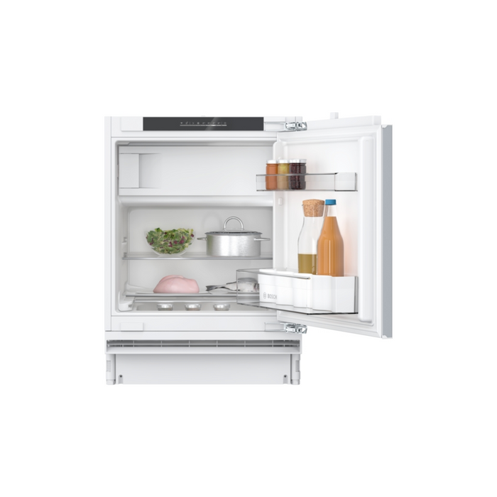 Bosch Series 4, built-under fridge with freezer section, 82 x 60 cm, flat hinge | BSH KUL22VFD0G