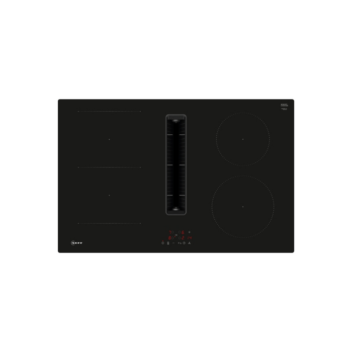 Neff N 50, Induction hob with integrated ventilation system, 80 cm, surface mount without frame | BSH V58NBS1L0