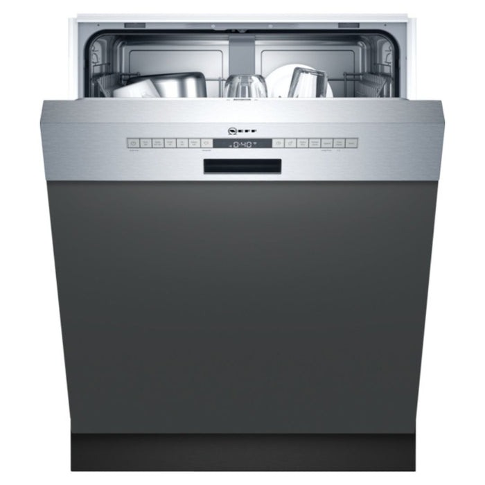 Neff N 50, Semi-Integrated Dishwasher, 60 Cm - Stainless Steel | BSH S145ITS04G