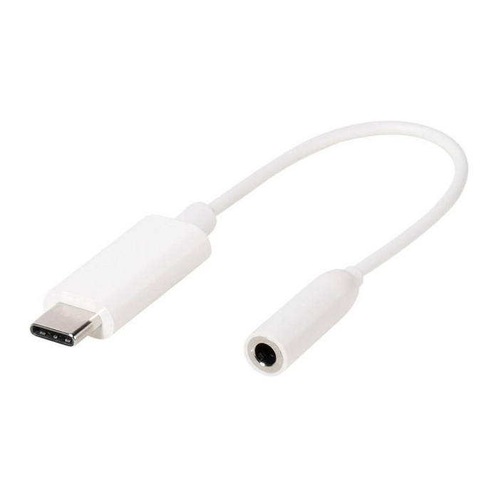 VIVANCO 0.1m USB-C to Audio Adapter - White | 45389