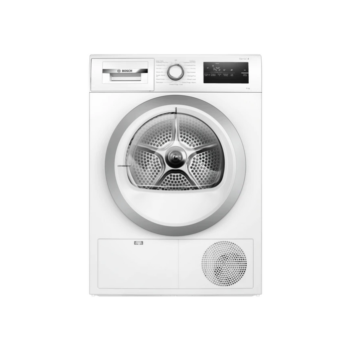 Bosch Series 4, Condenser tumble dryer, 8 kg - White | BSH WTN83203GB