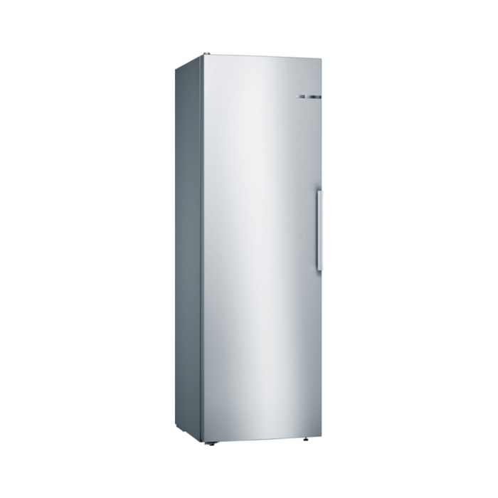 Bosch Series 4, freestanding fridge, 186 x 60 cm - Stainless steel look | BSH KSV36VLEP