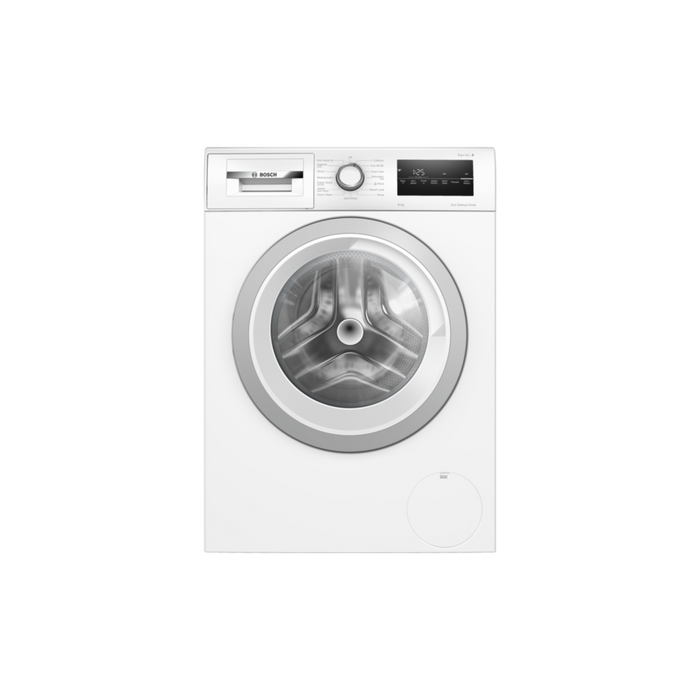 Bosch Series 4, Washing machine, front loader, 8 kg, 1400 rpm - White | BSH WAN28258GB