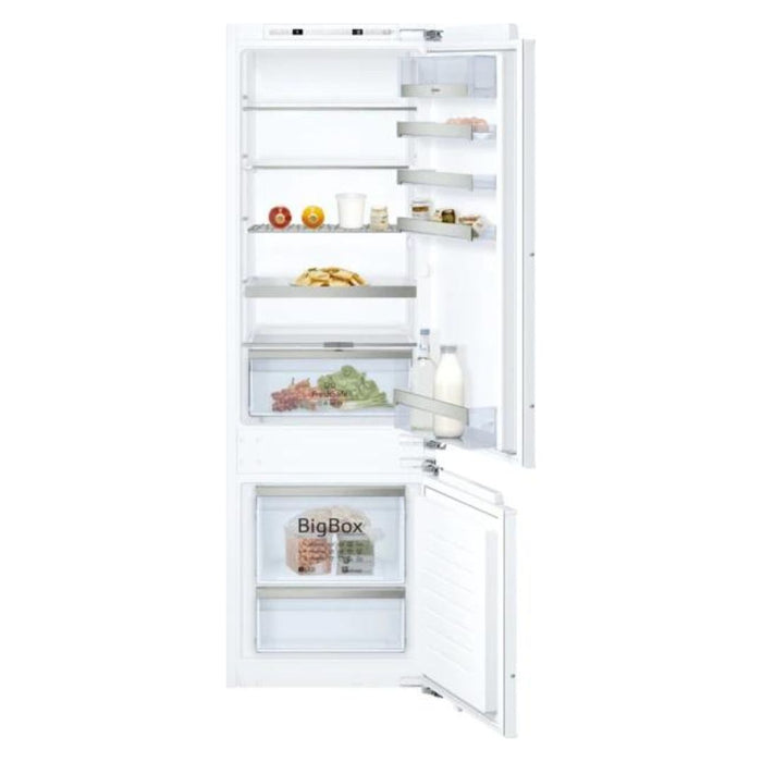 Neff N 30, Built-In Fridge-Freezer With Freezer At Bottom, 177.2 X 54.1 Cm, Flat Hinge | BSH KI7861FE0G