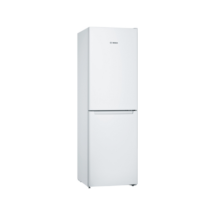 Bosch Series 2, freestanding fridge-freezer with freezer at bottom, 186 x 60 cm - White | BSH KGN34NWEAG