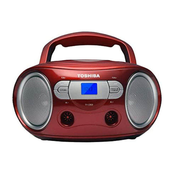 TOSHIBA Portable CD FM Radio - Red | TY-CRS9RD