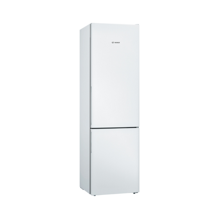 Bosch Series 4, free-standing fridge-freezer with freezer at bottom, 201 x 60 cm - White | BSH KGV39VWEAG