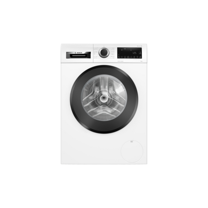 Bosch Series 6, Washing machine, front loader, 9 kg, 1400 rpm - White | BSH WGG24400GB