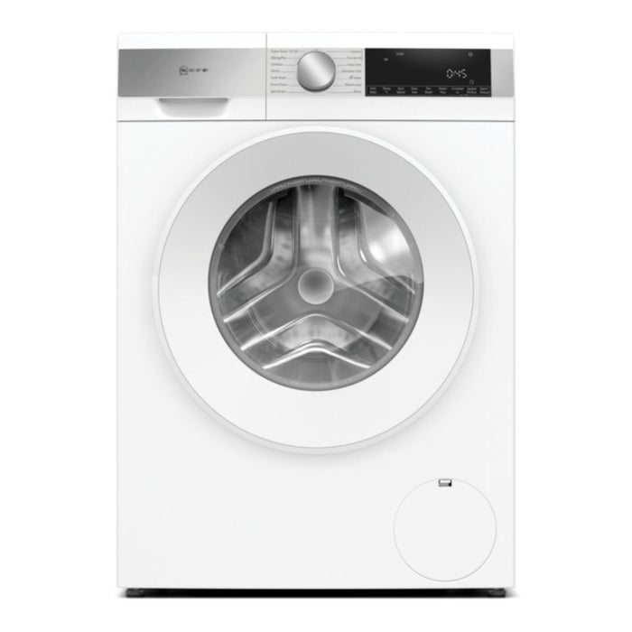 Neff Washing Machine, Front Loader, 9 Kg, 1400 Rpm - White  | BSH W244GG09GB