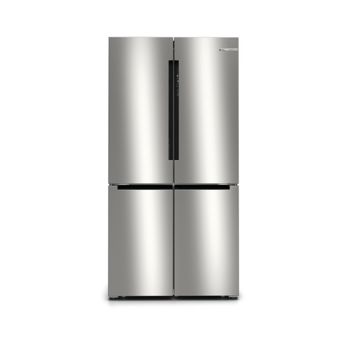 Bosch Series 4, 605L French Door Bottom freezer, multi door, 183 x 90.5 cm - Stainless steel (with anti-fingerprint) | BSH KFN96APEAG