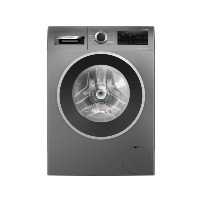 Bosch Series 6, Washer dryer, 10.5/6 kg, 1400 rpm | BSH WNG254R1GB