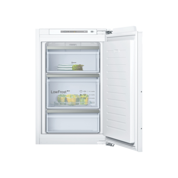 Neff N 70, built-in freezer, 87.4 x 55.8 cm, soft close flat hinge | BSH GI1216DE0