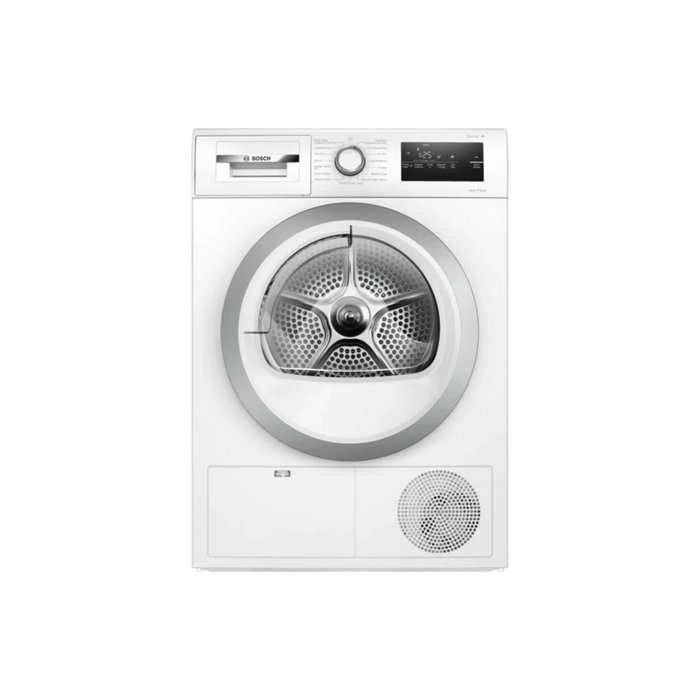 Bosch Series 4 Heat pump tumble dryer, 8 kg - White | WTH85223GB