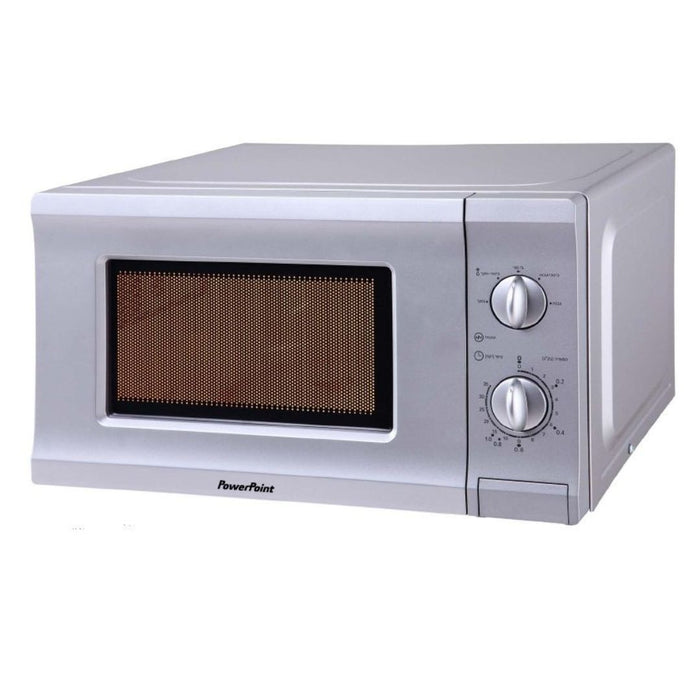PowerPoint 700W Freestanding Microwave, Silver | P22720CPMSL