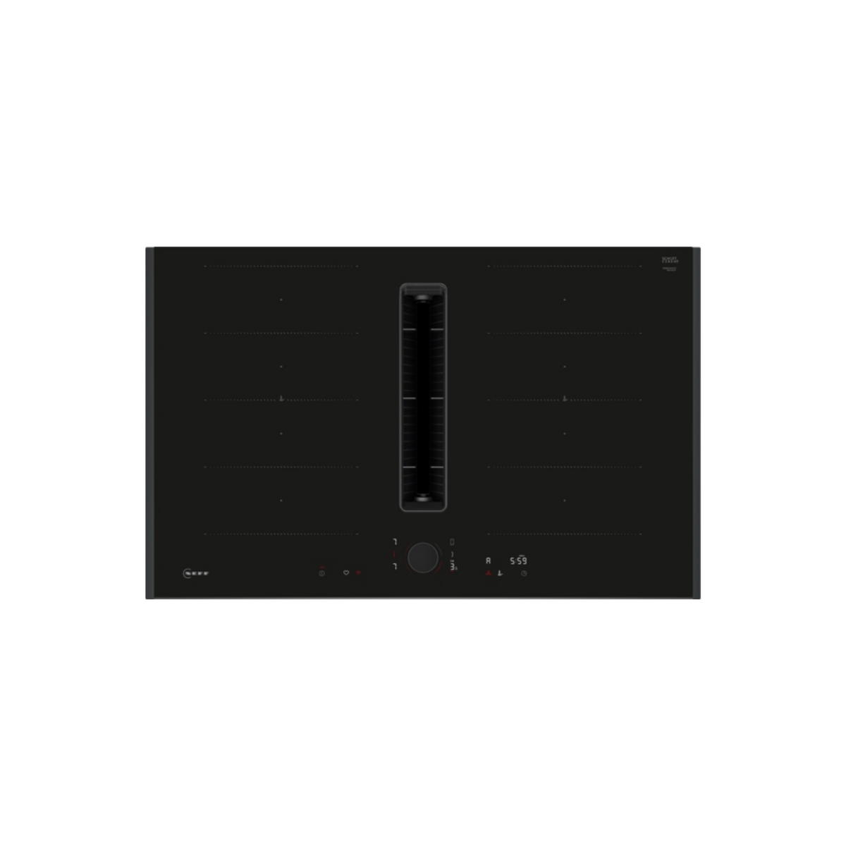 Neff N 90, Induction hob with integrated ventilation system, 80 cm, su