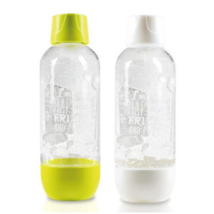 Happy Frizz 1L Soda Maker Bottles - Twin Pack | BOT01