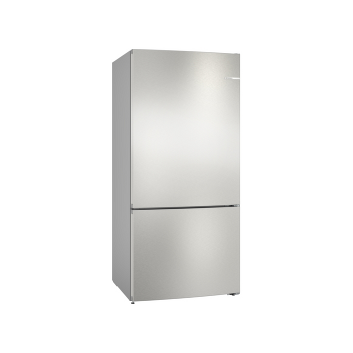 Bosch Series 4, freestanding fridge-freezer with freezer at bottom, 186 x 86 cm - Stainless steel (with anti-fingerprint) | BSH KGN86VIEA