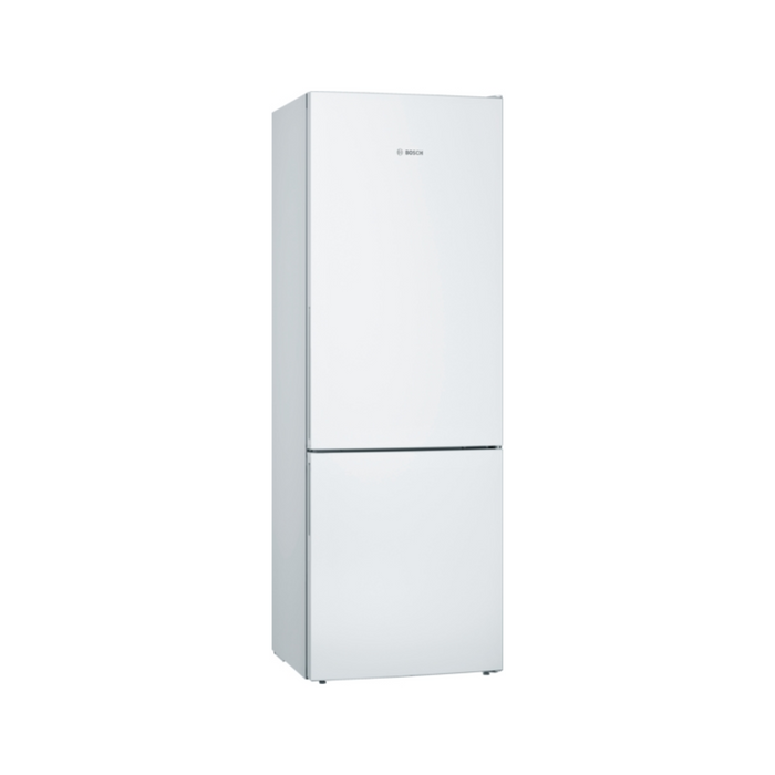 Bosch Series 6, free-standing fridge-freezer with freezer at bottom, 201 x 70 cm, - White | BSH KGE49AWCAG