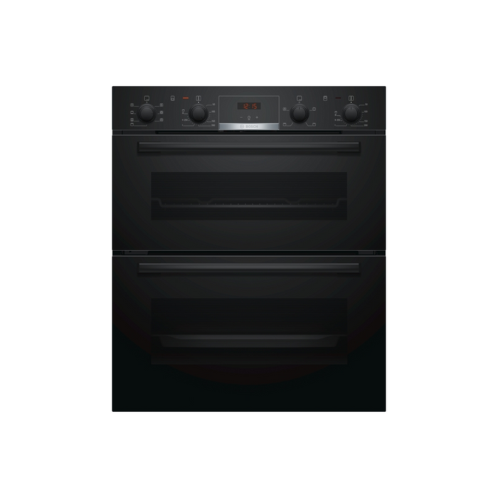 Bosch Series 4, Built-under double oven - Black | BSH NBS533BB0B