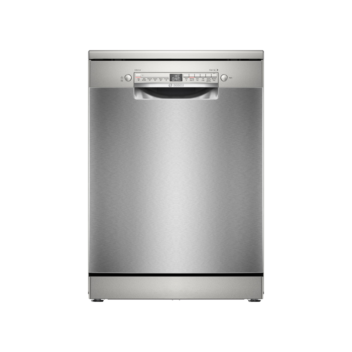 Bosch Series 2 free-standing full size dishwasher, 60 cm - Brushed steel anti-fingerprint | SMS2HVI06G