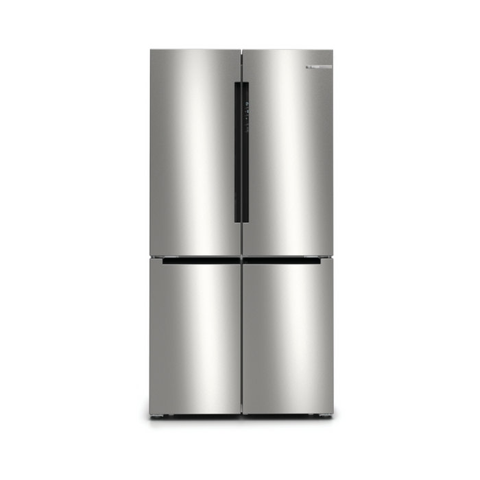 Bosch Series 4, French Door Bottom freezer, multi door, 183 x 90.5 cm - Stainless steel (with anti-fingerprint) | BSH KFN96VPEAG