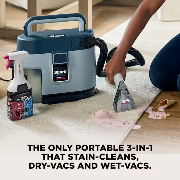 Shark EveryMess Portable 3-in-1 Stain Eliminator, Wet Vac & Dry Vac | VX110UK