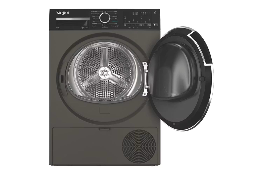 Whirlpool Freestanding 10kg Heat Pump Tumble Dryer - Black | WDH10W7MGIRE