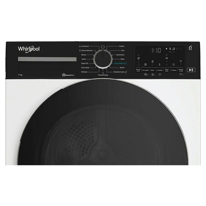 WHIRLPOOL 11KG Freestanding Heat Pump Tumble Dryer - White | WDH11W7WIRE