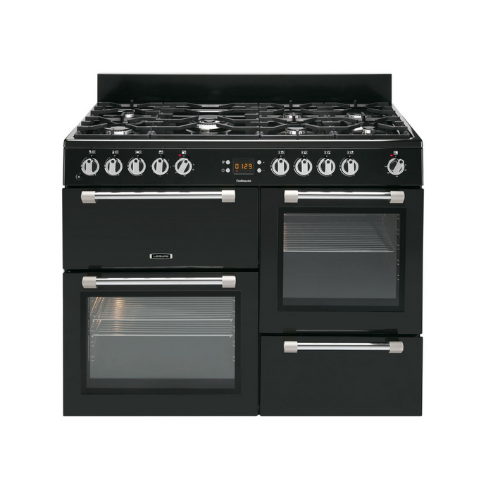 LEISURE Cookmaster 110cm Dual Fuel Double Oven - Black || CK110F232K