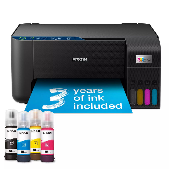 Epson EcoTank ET-2861 A4 Multifunction Wi-Fi Ink Tank Printer - Black | C11CJ67426