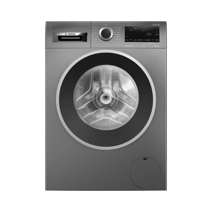 Bosch Series 6 9kg Washing Machine with 1400 rpm - Graphite - A Rated | WGG244ZCGB