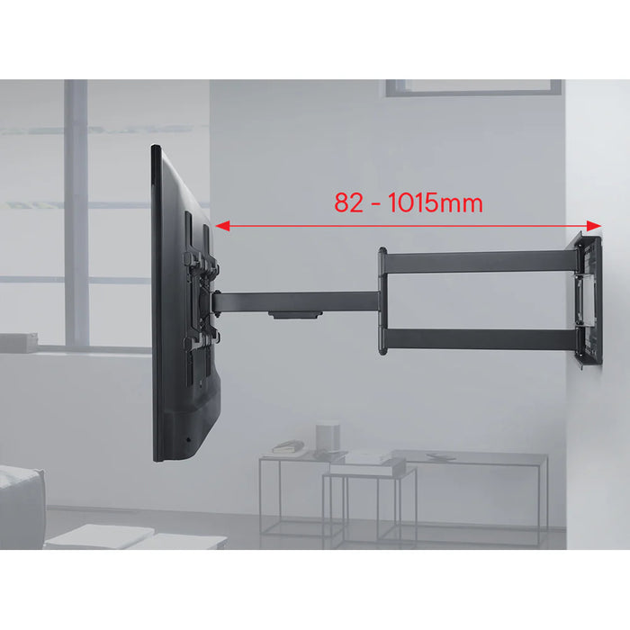 One For All Full-Motion Wall Mount TV Bracket For 32" to 77" TV - Black || WM4453