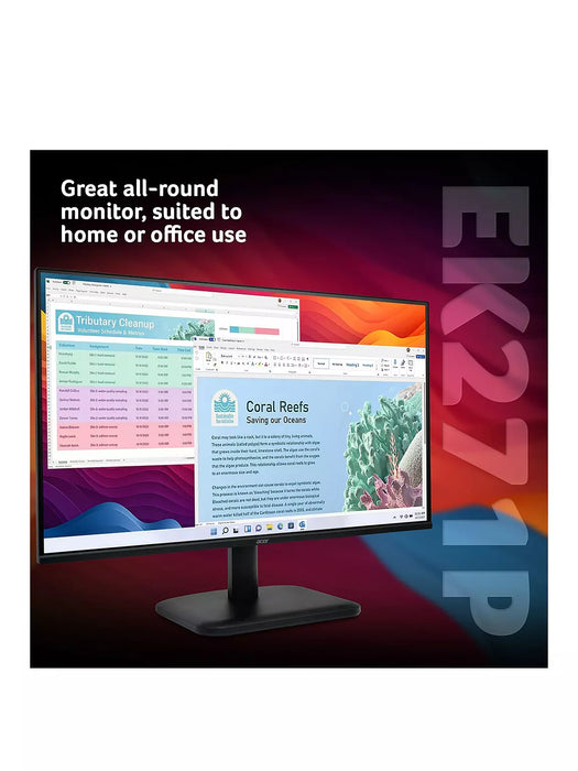 Acer EK1 27" 144Hz IPS FHD Monitor EK271P6 | UM.HE1EE.602