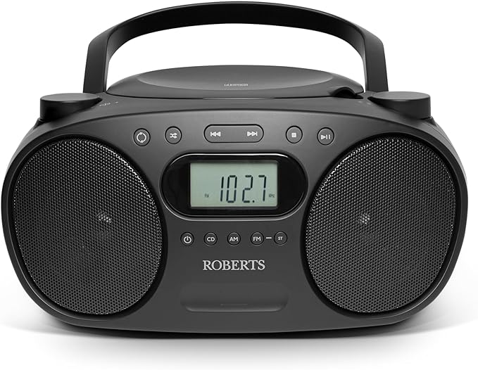 Roberts - Zoombox FM CD Boombox - Black | 500003568