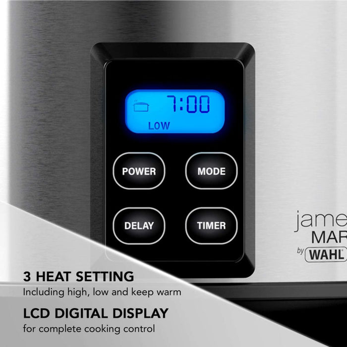 James Martin by Wahl 4.7L Digital Slow Cooker  || ZX929