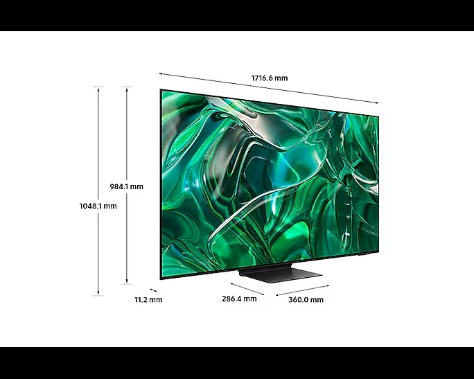 Samsung 77" S95C OLED 4K HDR Smart TV (2023) | TTT QE77S95CATXXU