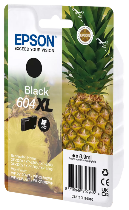 Epson 604XL Pineapple Single - Black || C13T10H14010