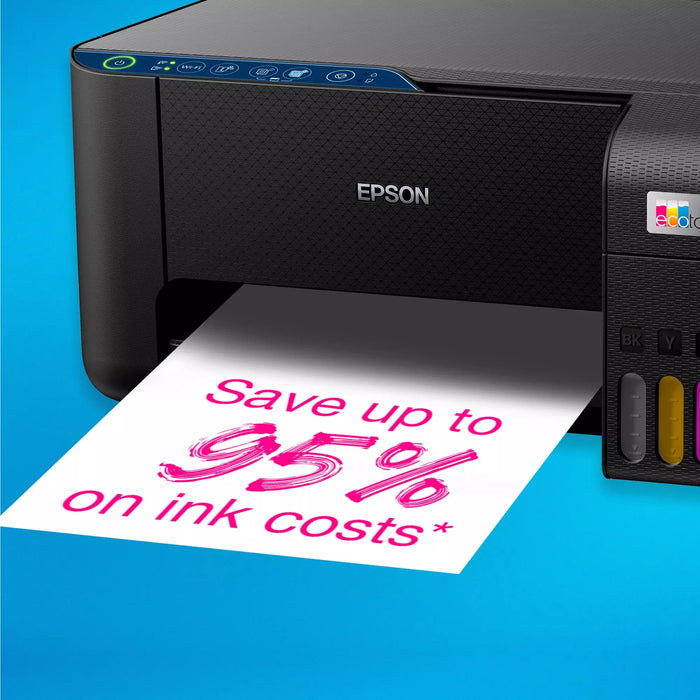 Epson EcoTank ET-2861 A4 Multifunction Wi-Fi Ink Tank Printer - Black | C11CJ67426