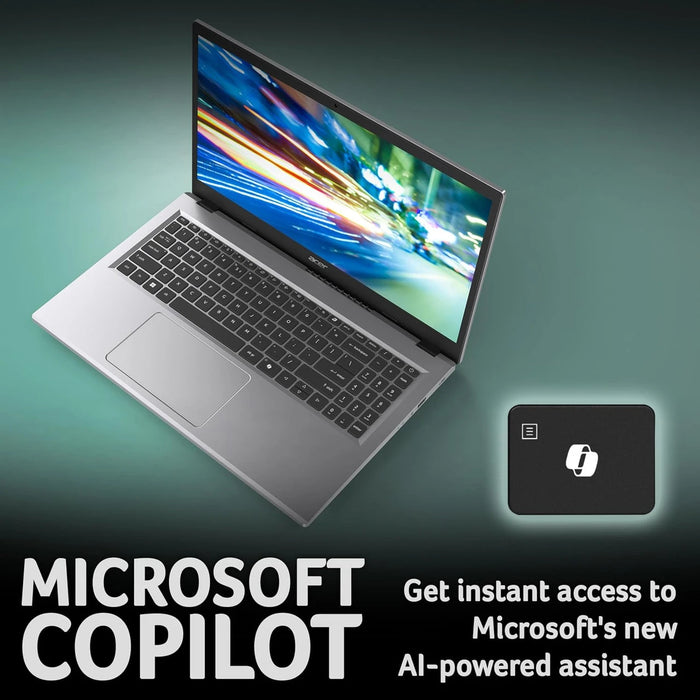 Acer Aspire Go 15 15.6" Full HD Laptop - Intel Core i7-13620H, 16GB DDR5, 512GB SSD, Windows 11 - Silver | NX.J4GEK.00MEX