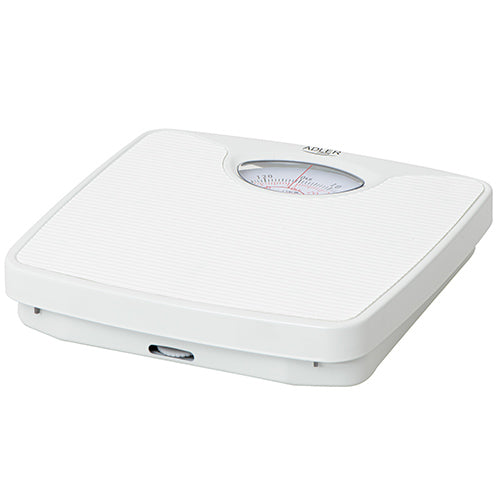 Adler Mechanical Bathroom Scale KGS/LBS - White | ADLAD8151W