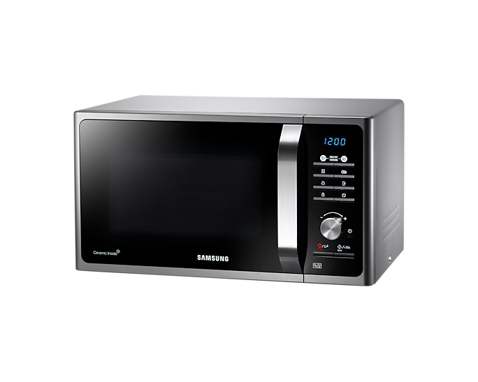 Samsung Solo Silver Microwave Oven 23L 800W | MS23F301TAS/EU